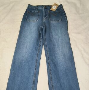 FRYE AND CO. Women's Blue Wide Leg Denim Jeans